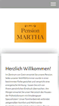 Mobile Screenshot of pensionmarthagrein.at