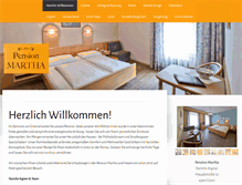 Tablet Screenshot of pensionmarthagrein.at